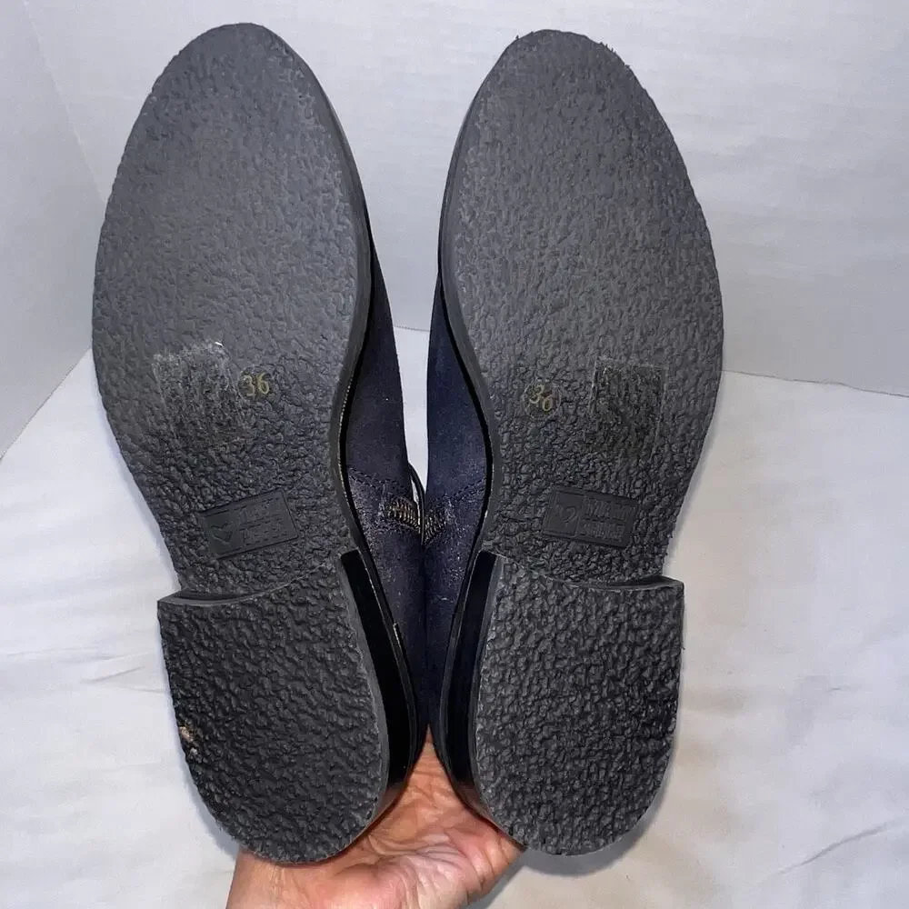 Sundance Bonfire Booties Womens Size 36 EU / 5.5 US Navy Blue Ankle Boots Casual